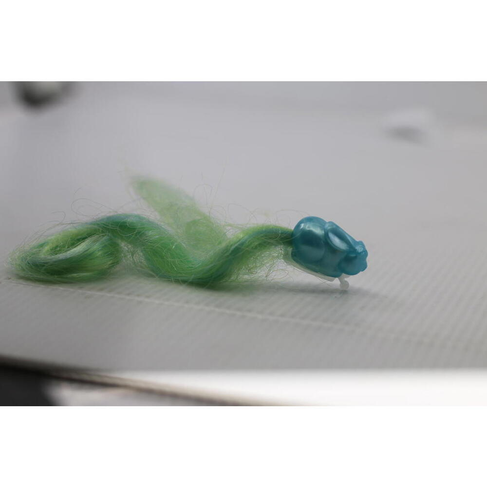 Vintage 1980’s Mouse Pixietails Lady LovelyLocks Hair Clip Extension green #2